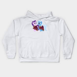 Starlight Glimmer and Trixie in robes Kids Hoodie